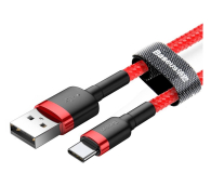 Baseus Kabel Cafule USB-A / USB-C QC 3.0 3A 0.5 m - czerwony - 1502152 - zdjęcie 2